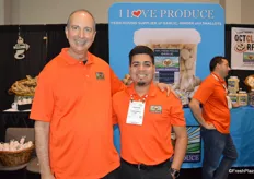 Jim Provost and Honorio Aguilar with I Love Produce.